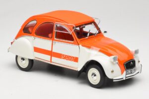 Citroen 2CV Spot Orange & White Solido 1:18 421183600 Diecast — photo 6 of 8