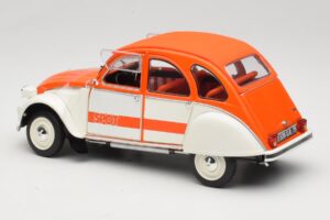 Citroen 2CV Spot Orange & White Solido 1:18 421183600 Diecast — photo 7 of 8