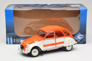 Citroen 2CV Spot Orange & White Solido 1:18 421183600 Diecast — photo 8 of 8