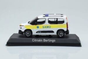 Citroen Berlingo Ambulance SAMU White Yellow Norev 1:43 155769 Diecast