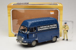 Citroen Estafette Gendarmerie Blue With Figure Norev 1:18 185165 Diecast — photo 6 of 6