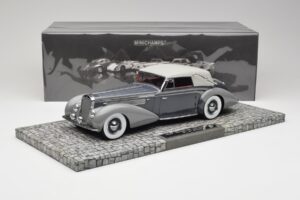 Delage D8 120 Cabriolet Grey & Dark Grey Minichamps 1:18 107115134 Diecast — photo 6 of 6