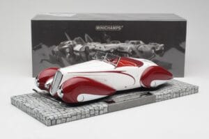Delahaye Type 135 M Cabriolet White Red Minichamps 1:18 107116161 Resin — photo 6 of 6