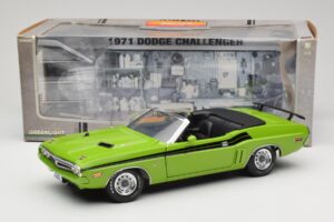 Dodge Challenger Convertible Green Greenlight 1:18 12803-06G Diecast — photo 8 of 8
