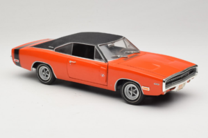 Dodge Charger R/T Orange & Black American Muscle 1:18 39314 Diecast — photo 6 of 8