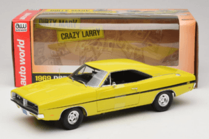 Dodge Charger R/T Yellow Dirty Mary Crazy Larry Auto World 1:18 AWSS101/06 Diecast — photo 8 of 8