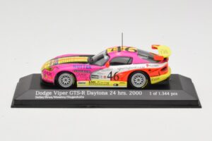 Dodge Viper GTS-R #46 Seiler / Brun / Messley 24 Hours of Daytona 2000 Minichamps 1:43 430001446 Diecast