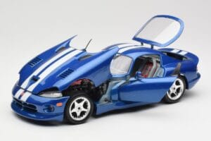 Dodge Viper GTS SR II Blue with White Stripes Bburago 1:18 3330 Diecast — photo 2 of 8