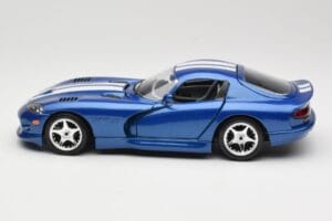 Dodge Viper GTS SR II Blue with White Stripes Bburago 1:18 3330 Diecast — photo 4 of 8