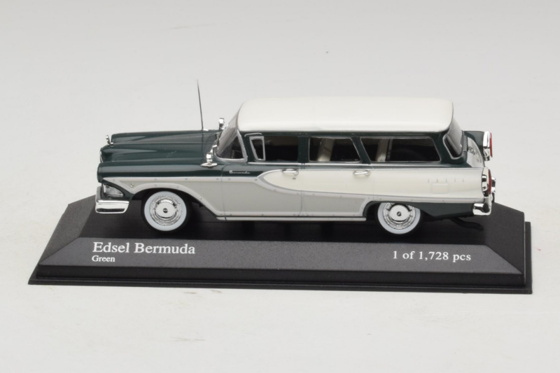 Edsel Bermuda Station Wagon Green Minichamps 1:43 400082011 Diecast