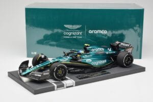 Aston Martin AMR23 #14 F. Alonso 3rd Place Saudi Arabian GP 2023 Minichamps 1:18 117230214 Diecast — photo 7 of 7