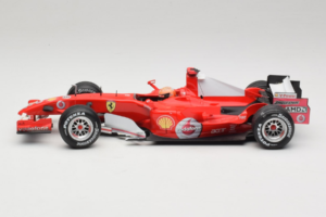 Ferrari 248 F1 #5 M. Schumacher German GP Hockenheimring 2006 Hot Wheels 1:18 J2887 Diecast — photo 3 of 6
