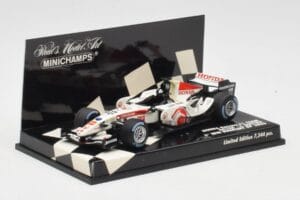 Honda RA106 #12 J. Button Hungarian GP Winner F1 2006 Minichamps 1:43 400060112 Diecast — photo 2 of 5