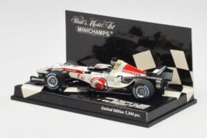 Honda RA106 #12 J. Button Hungarian GP Winner F1 2006 Minichamps 1:43 400060112 Diecast — photo 3 of 5