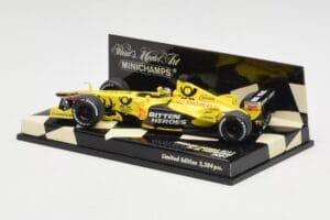 Jordan Honda EJ11 #7 H-H. Frentzen F1 2001 Minichamps 1:43 400010011 Diecast — photo 3 of 5