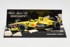 Jordan Honda EJ11 #7 H-H. Frentzen F1 2001 Minichamps 1:43 400010011 Diecast
