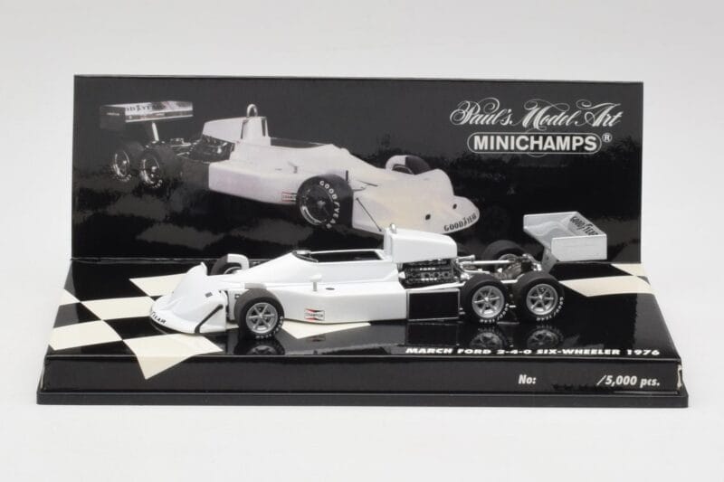 March 2-4-0 Six Wheeler #12 F1 1976 Minichamps 1:43 436760699 Diecast