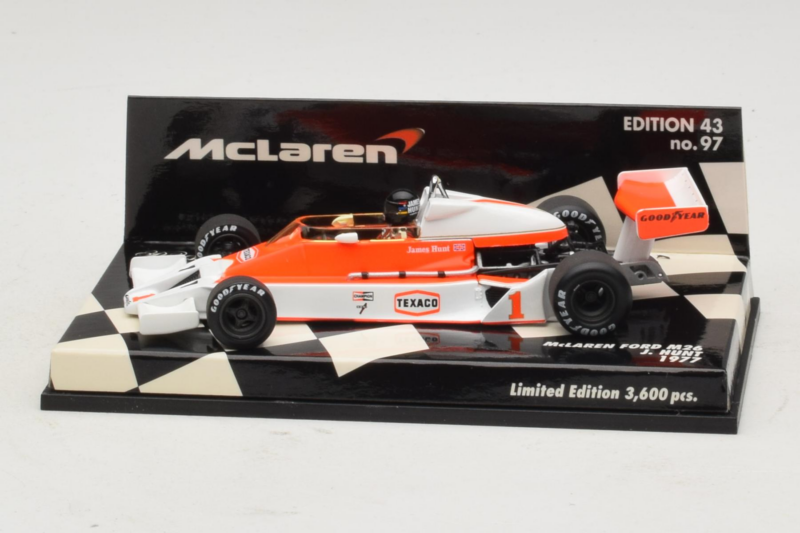 McLaren M26 Ford J. Hunt F1 1977 Minichamps 1:43 530774301 Diecast