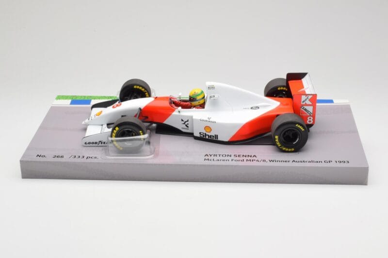 McLaren Ford MP4/8 #8 A. Senna Winner Australian GP 1993 Minichamps 1:18 543933838 Diecast