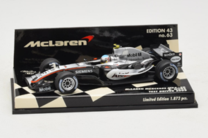 McLaren MP4-20 Mercedes A. Wurz F1 2005 Minichamps 1:43 530054355 Diecast