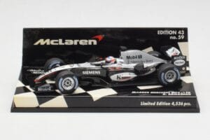 McLaren MP4-19B #6 K. Raikkonen F1 2004 Minichamps 1:43 530044316 Diecast