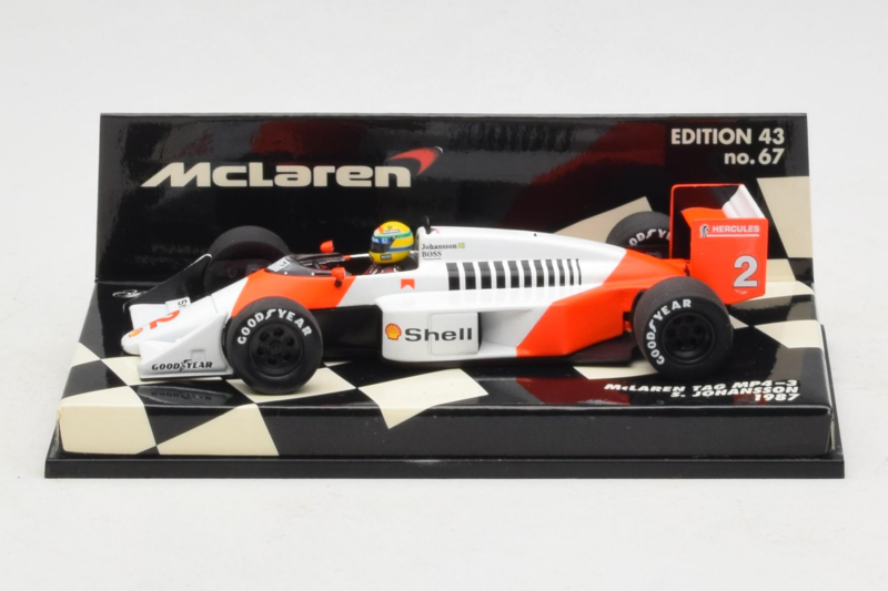 McLaren MP4/3 TAG #12 S. Johansson F1 1987 Minichamps 1:43 530874302 Diecast