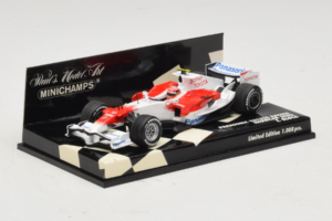 Toyota T. Glock Panasonic Toyota Racing Showcar F1 2008 Minichamps 1:43 400080082 Diecast — photo 2 of 5