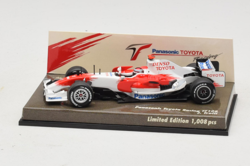Toyota TF108 Panasonic #12 J. Trulli F1 2008 Minichamps 1:43 AM611513 Diecast