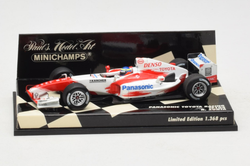 Toyota TF104 Panasonic #16 R. Zonta Panasonic Toyota Racing 2004 Minichamps 1:43 400040116 Diecast
