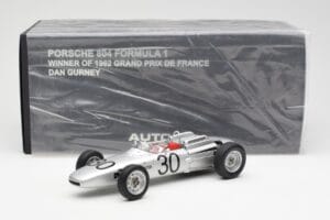 Porsche 804 #30 D. Gurney French Grand Prix 1962 AUTOart 1:18 86271 Diecast — photo 6 of 6