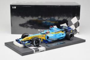 Renault F1 Team R25 #5 F. Alonso 3rd Place Brazil GP 2005 World Champion Minichamps 1:18 117051705 Diecast — photo 7 of 7