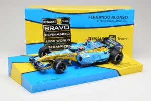 Renault R25 #5 F. Alonso Brazil GP F1 World Champion 2005 Minichamps 1:18 147051705 Diecast — photo 6 of 6