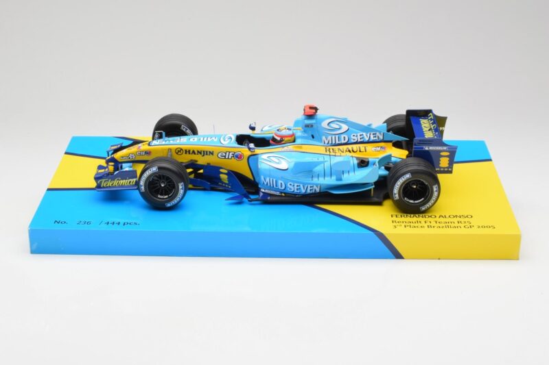 Renault R25 #5 F. Alonso Brazil GP F1 World Champion 2005 Minichamps 1:18 147051705 Diecast