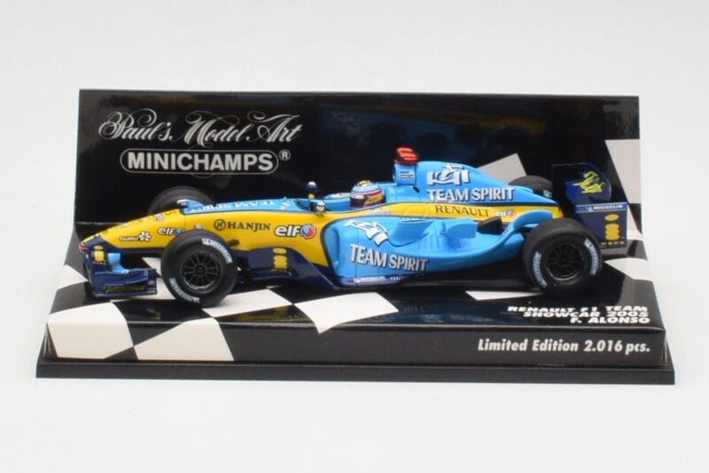 Renault R25 F. Alonso F1 World Champion Showcar 2005 Minichamps 1:43 400050075 Diecast