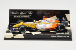 Renault R27 #3 G. Fisichella Renault F1 Team Showcar 2007 Minichamps 1:43 400070073 Diecast