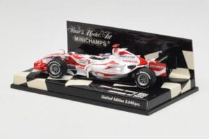 Super Aguri Honda SA06 #22 T. Sato Japanese GP 2006 Minichamps 1:43 400060122 Diecast — photo 3 of 5