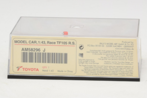 Toyota TF105 #17 R. Schumacher Panasonic Toyota Racing F1 2005 Minichamps 1:43 AM58296 Diecast — photo 5 of 5