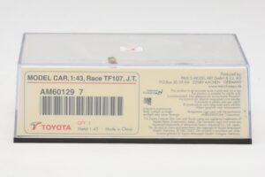 Toyota TF108 Showcar J. Trulli 2008 Minichamps 1:43 AM601297 Diecast — photo 4 of 5