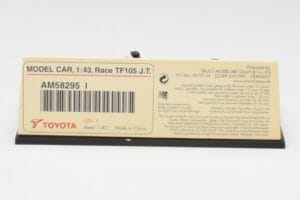 Toyota TF105 #16 J. Trulli F1 2005 Minichamps 1:43 AM58295 Diecast — photo 5 of 5