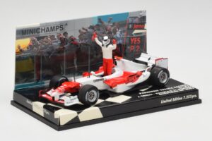 Toyota TF105 #16 J. Trulli Malaysia GP Podium 2005 Minichamps 1:43 400050116 Diecast — photo 2 of 4