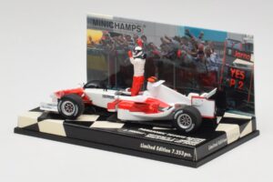 Toyota TF105 #16 J. Trulli Malaysia GP Podium 2005 Minichamps 1:43 400050116 Diecast — photo 3 of 4