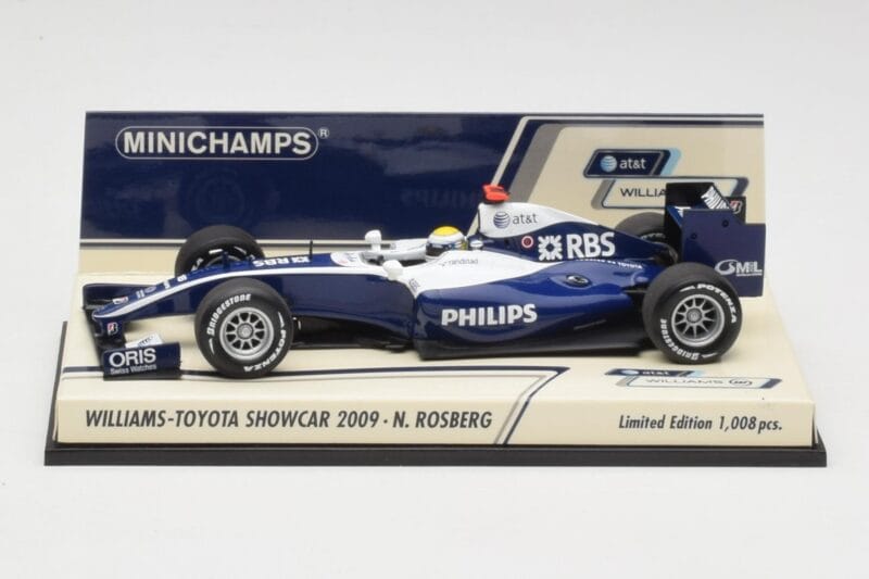Williams FW31 N. Rosberg F1 Showcar 2009 Minichamps 1:43 400090086 Diecast