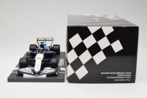 Williams FW43B Mercedes #63 G. Russell Belgian GP 2021 Minichamps 1:18 117211363 Resin — photo 6 of 7