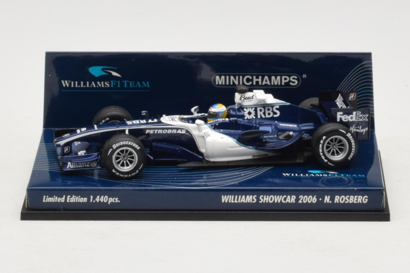Williams FW28 Cosworth #10 N. Rosberg Williams F1 Team Showcar 2006 Minichamps 1:43 400060080 Diecast