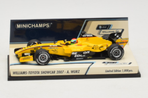 Williams FW29 Toyota A. Wurz Williams F1 Team Showcar 2007 Minichamps 1:43 400070087 Diecast