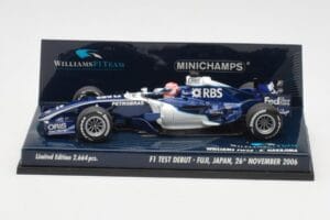 Williams FW28 Toyota K. Nakajima F1 Test Debut 2006 Minichamps 1:43 400060135 Diecast — photo 3 of 6