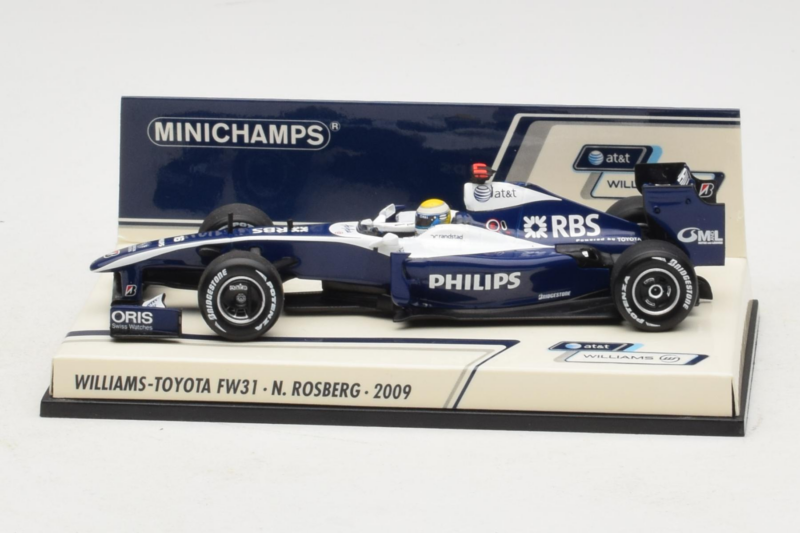 Williams FW31 Toyota #16 N. Rosberg F1 2009 Minichamps 1:43 400090016 Diecast