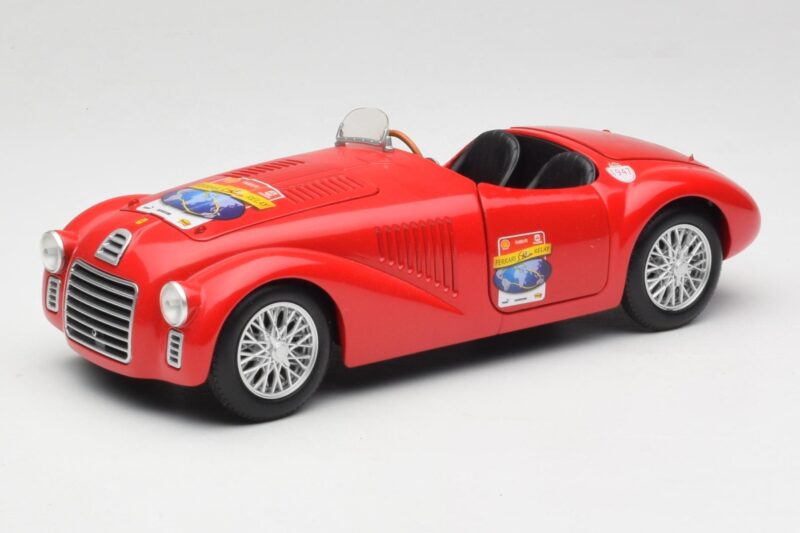 Ferrari 166 MM Barchetta Red Hot Wheels 1:18 B6054 Diecast