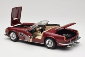 Ferrari 250 GT California Spider LWB Maroon Red Hot Wheels 1:18 25727 Diecast — photo 5 of 8