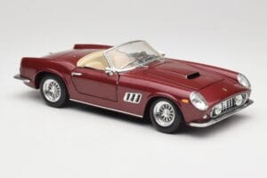 Ferrari 250 GT California Spider LWB Maroon Red Hot Wheels 1:18 25727 Diecast — photo 6 of 8